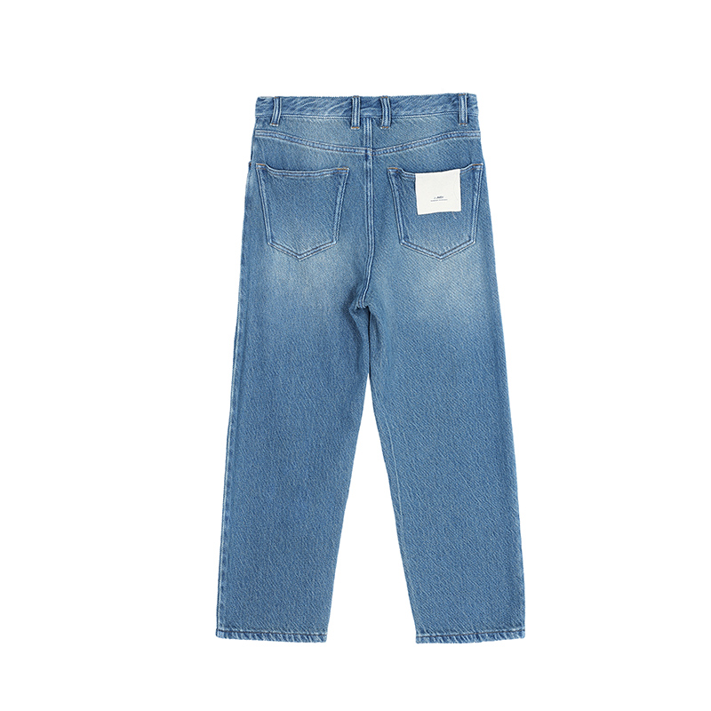 JNBY/江南布衣20夏新品牛仔裤时尚舒适简约阔腿长裤女5J7313290